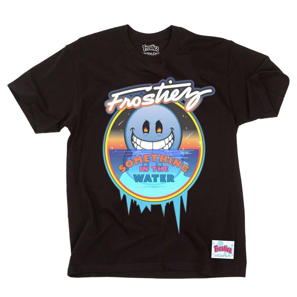 Frostiez Men's Frost Face Short Sleeve T-Shirt - Black - BLACK